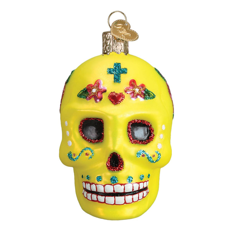 Old World Christmas Sugar Skull Ornament