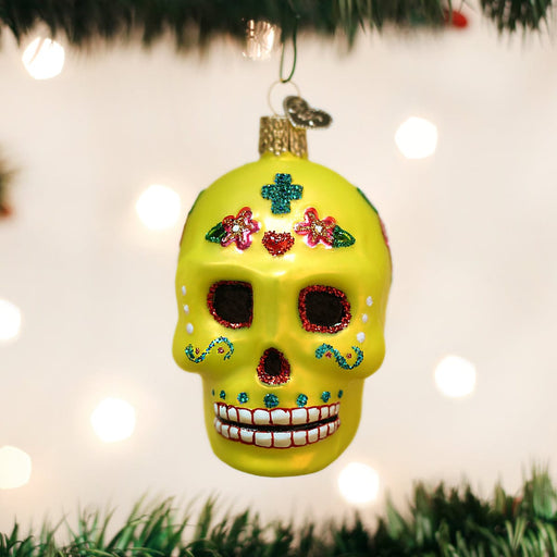 Old World Christmas Sugar Skull Ornament