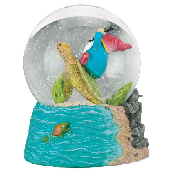 Old World Christmas Summer Coastal Gnome Snow Globe