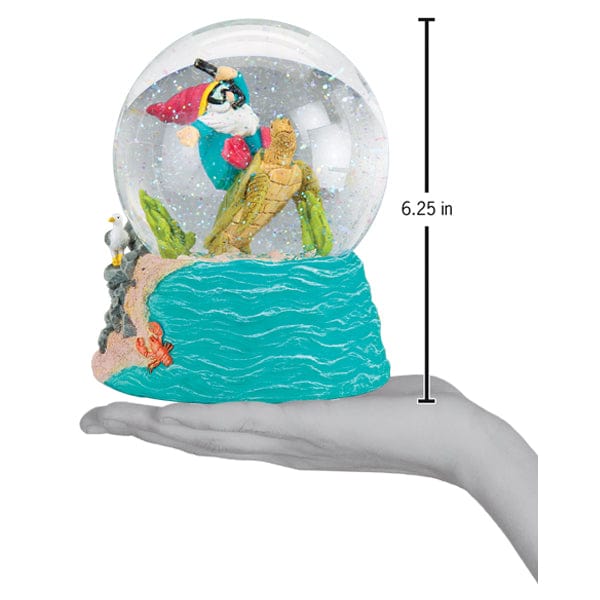 Old World Christmas Summer Coastal Gnome Snow Globe