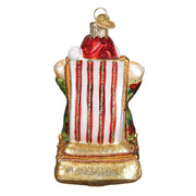 Old World Christmas Sunning Santa Ornament
