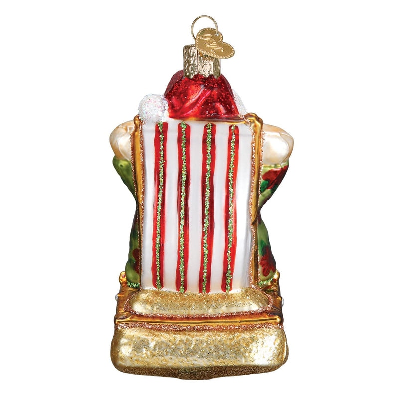 Old World Christmas Sunning Santa Ornament