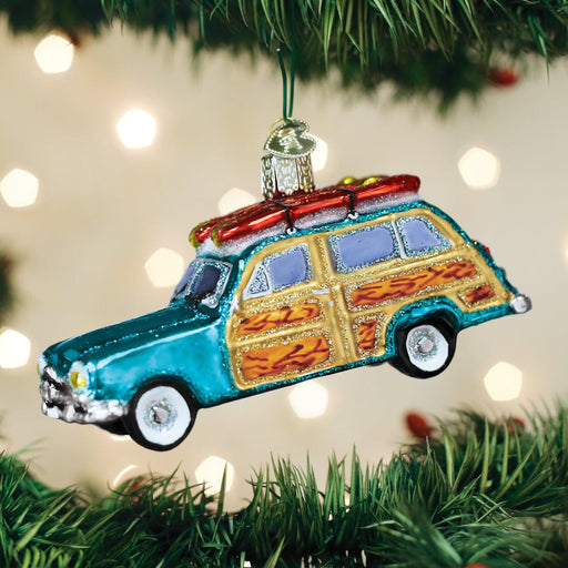 Old World Christmas Surf's Up Wagon Ornament