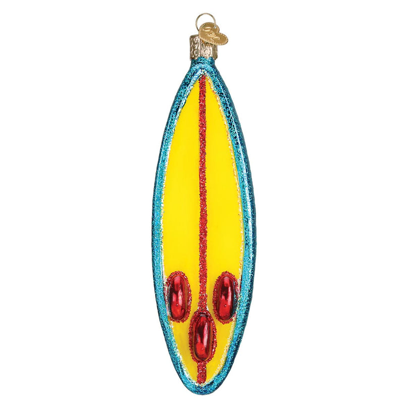 Old World Christmas Surfboard Ornament
