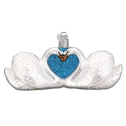 Old World Christmas Swans In Love Ornament