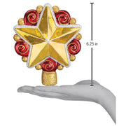 Old World Christmas Swirly Star Tree Top