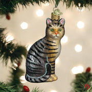 Old World Christmas Tabby Cat ornament