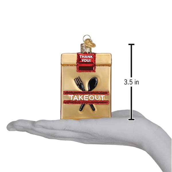 Old World Christmas Takeout Bag Ornament