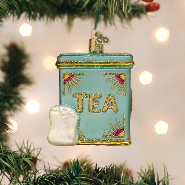 Old World Christmas Tea Tin Ornament