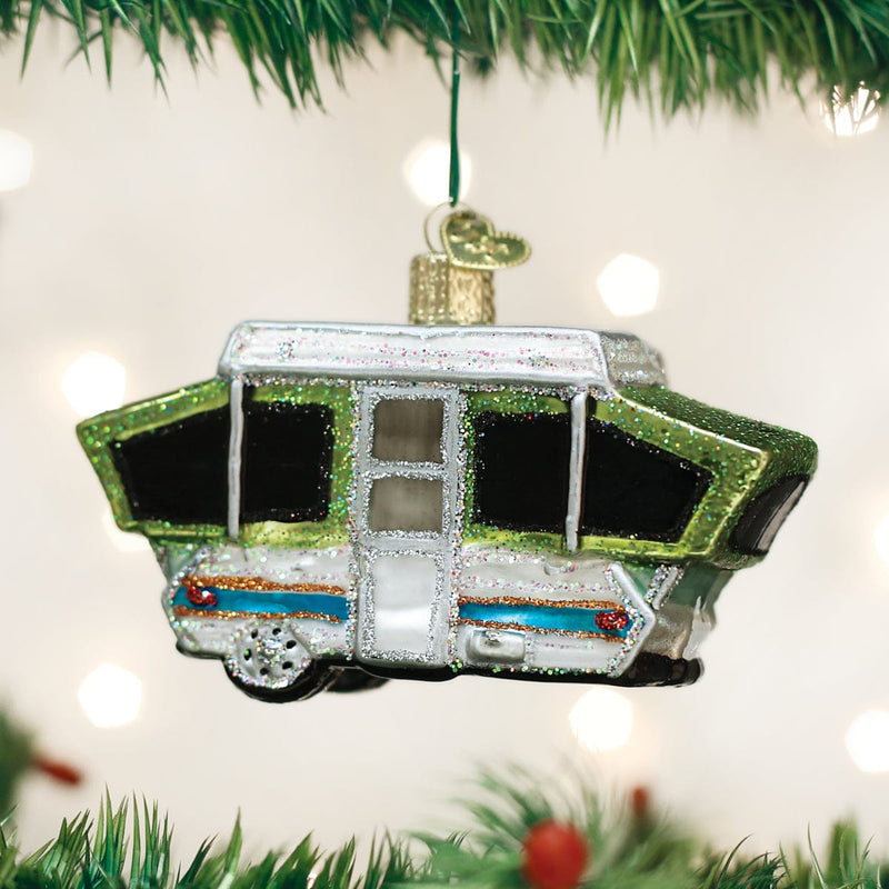 Old World Christmas Tent Camper Ornament