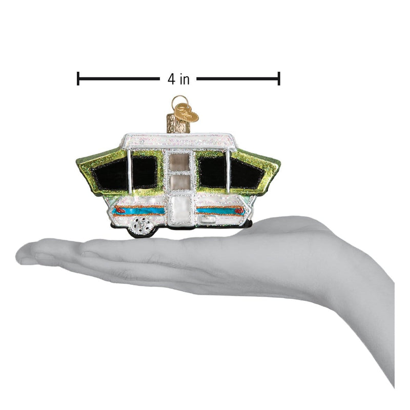 Old World Christmas Tent Camper Ornament