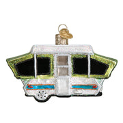 Old World Christmas Tent Camper Ornament