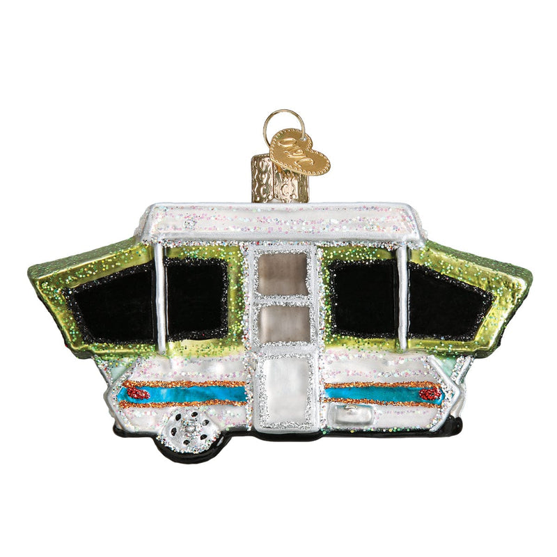 Old World Christmas Tent Camper Ornament