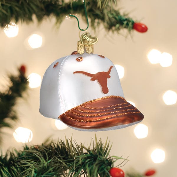 Old World Christmas Texas Baseball Cap Ornament