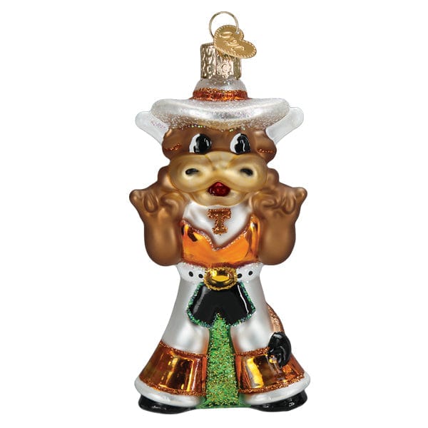 Old World Christmas Texas Bevo Longhorn Ornament