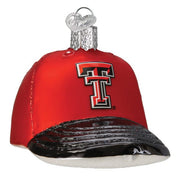Old World Christmas Texas Tech Baseball Cap Ornament