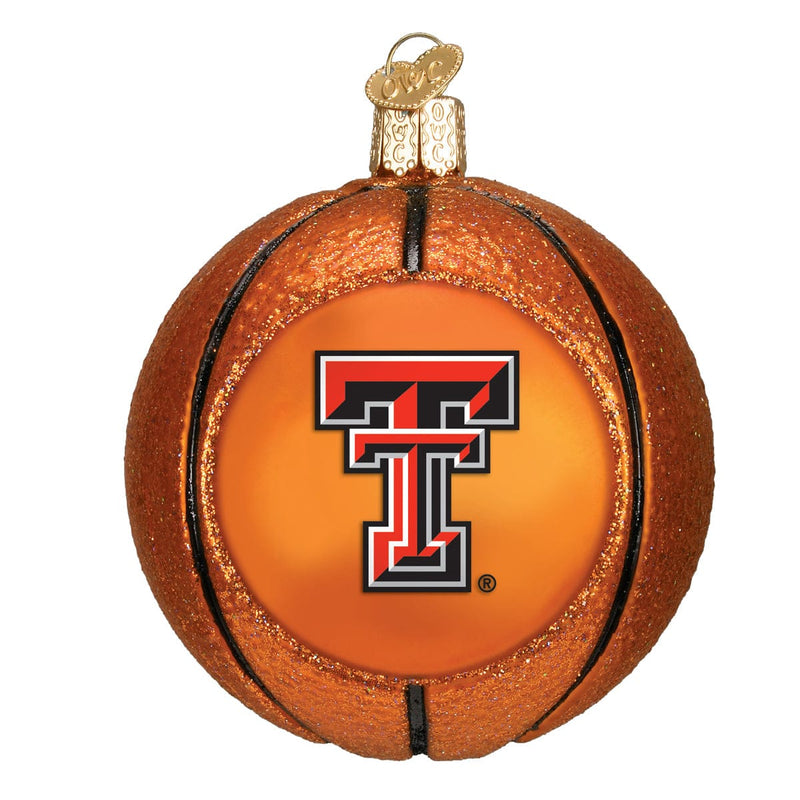 Old World Christmas Texas Tech Basketball Ornament