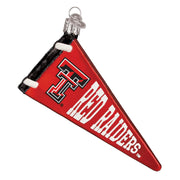 Old World Christmas Texas Tech Pennant Ornament