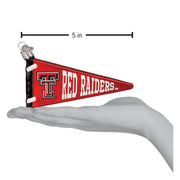 Old World Christmas Texas Tech Pennant Ornament