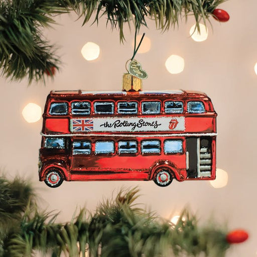 Old World Christmas The Rolling Stones British Bus Ornament