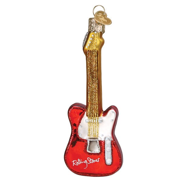 Old World Christmas The Rolling Stones Guitar Ornament