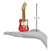 Old World Christmas The Rolling Stones Guitar Ornament