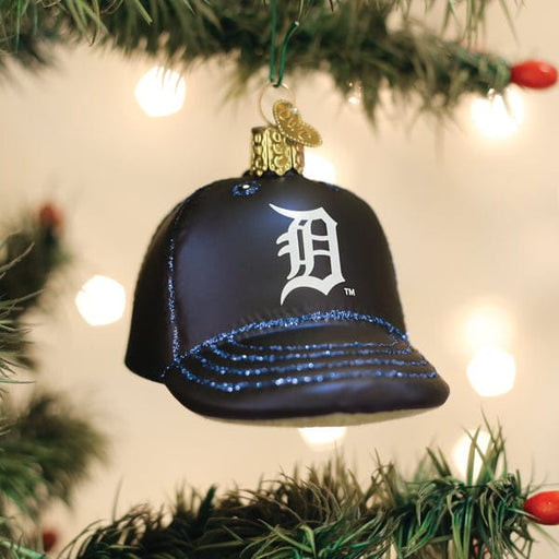 Old World Christmas Tigers Baseball Cap Ornament