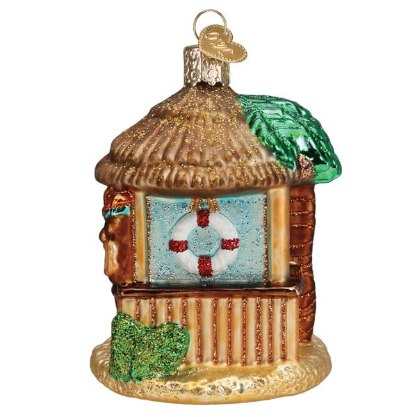 Old World Christmas Tiki Hut Ornament