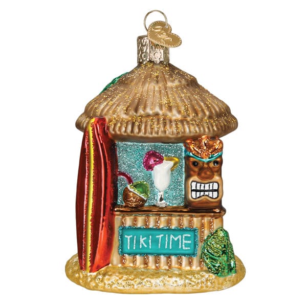 Old World Christmas Tiki Hut Ornament