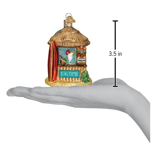 Old World Christmas Tiki Hut Ornament