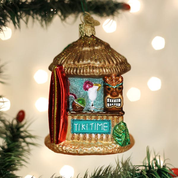 Old World Christmas Tiki Hut Ornament