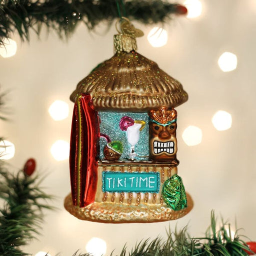 Old World Christmas Tiki Hut Ornament