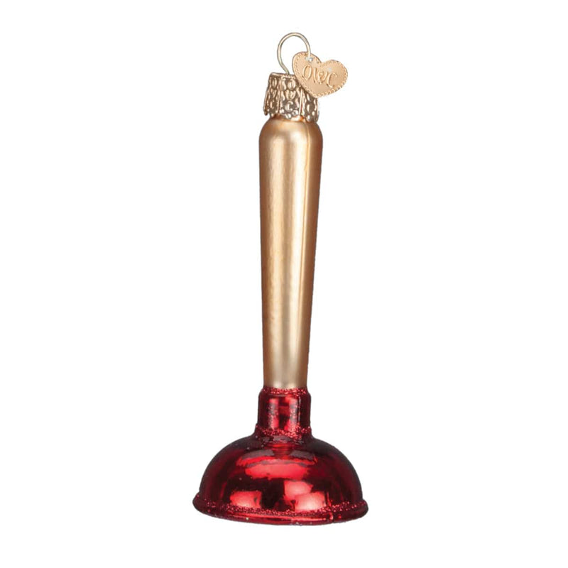 Old World Christmas Toilet Plunger Ornament