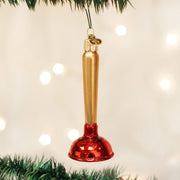 Old World Christmas Toilet Plunger Ornament