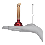 Old World Christmas Toilet Plunger Ornament