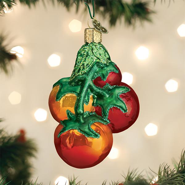 Old World Christmas Tomatoes On Vine Ornament