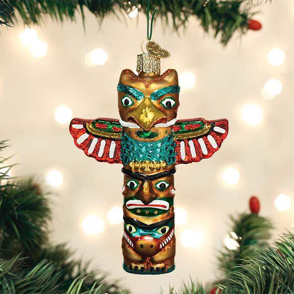 Old World Christmas Totem Pole Ornament