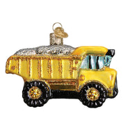 Old World Christmas Toy Dump Truck Ornament