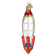 Old World Christmas Toy Rocket Ship Ornament