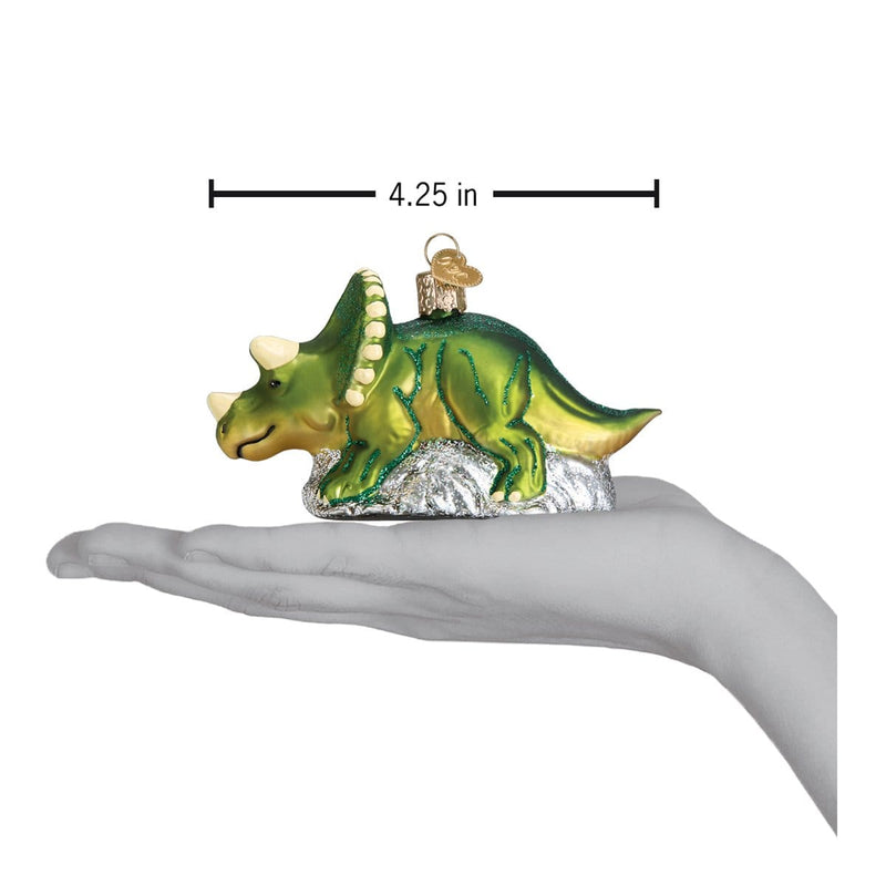 Old World Christmas Triceratops Ornament