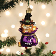 Old World Christmas Trick-or-treat Kitty Ornament