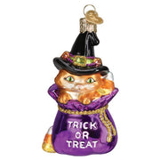 Old World Christmas Trick-or-treat Kitty Ornament
