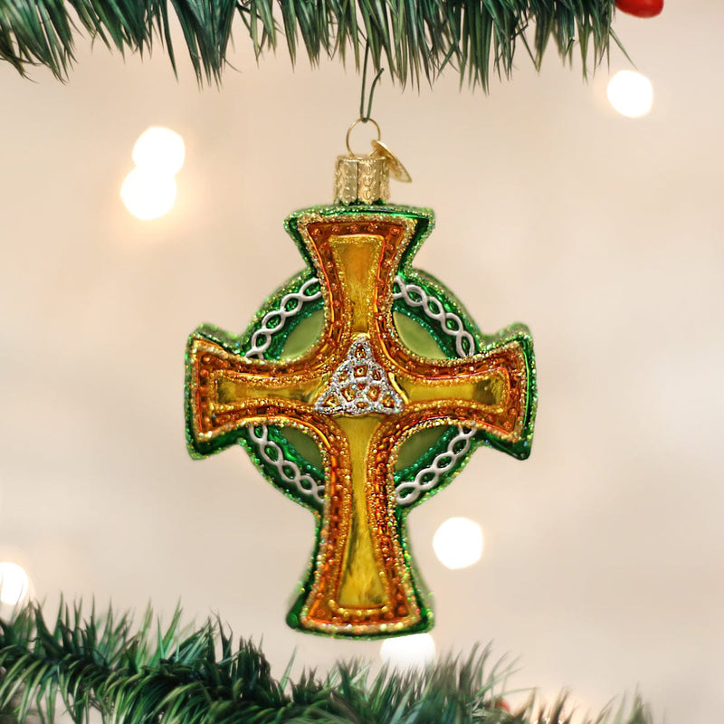 Old World Christmas Trinity Cross Ornament