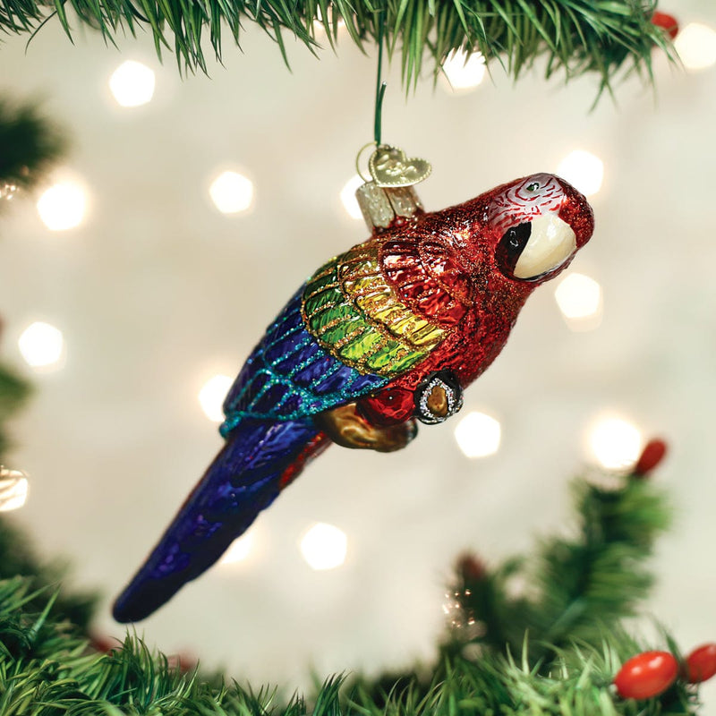Old World Christmas Tropical Parrot Ornament
