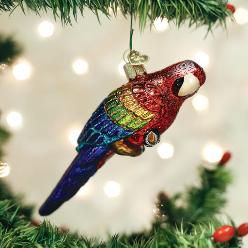 Old World Christmas Tropical Parrot Ornament