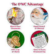 Old World Christmas Trumpet Ornament