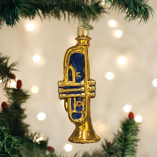 Old World Christmas Trumpet Ornament