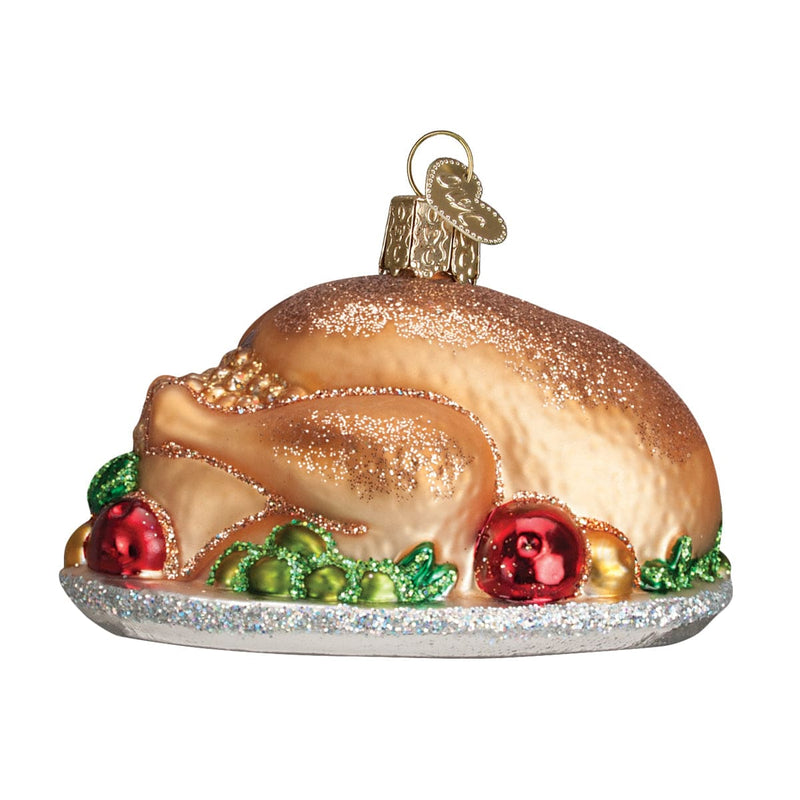 Old World Christmas Turkey Platter Ornament