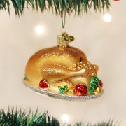 Old World Christmas Turkey Platter Ornament