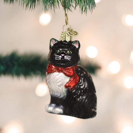 Old World Christmas Tuxedo Kitty Ornament